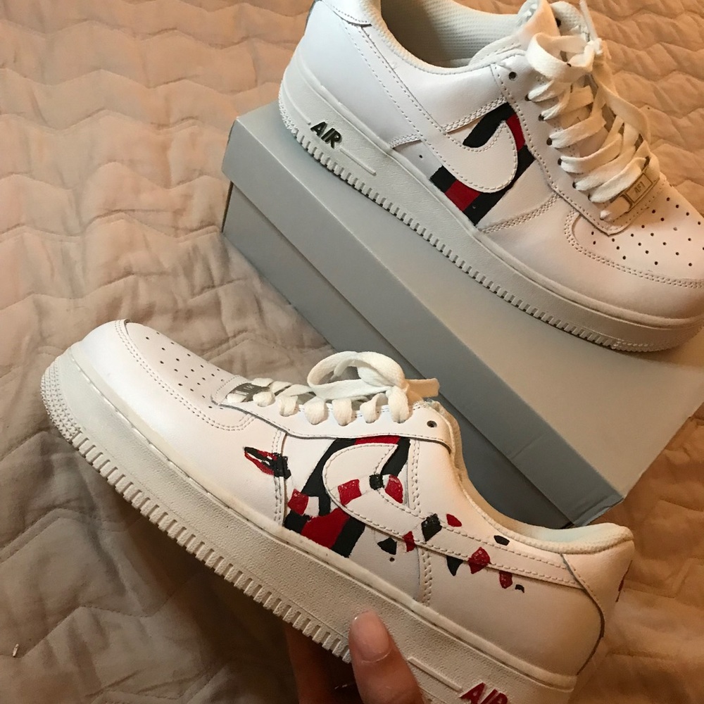 Custom Airforce Ones 🐍